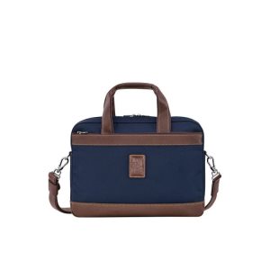 Aktówki Longchamp Briefcase S Płócienne Niebieskie | 6481-KNJIL