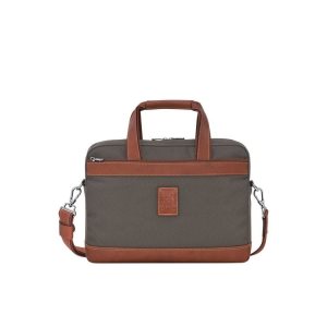 Aktówki Longchamp Briefcase S Płócienne Brązowe | 9728-NFYKP