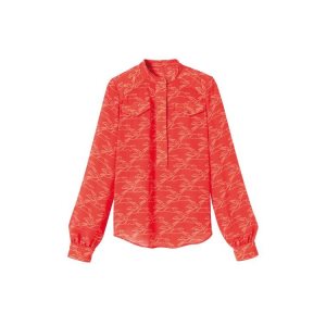 Bluzka Longchamp Syntetyczna Fibres Pomarańczowe | 2814-XQRJC