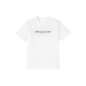 Bluzka Longchamp T-shirt OTHER Białe | 8413-LMUPQ
