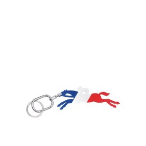 Breloczki Longchamp Horse Skórzane Granatowe | 2945-EYDXB