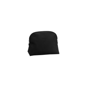 Kosmetyczki Longchamp Skórzane Czarne | 7912-LVHFK