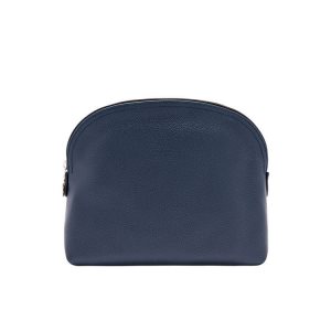 Kosmetyczki Longchamp Skórzane Granatowe | 7283-QKXUG