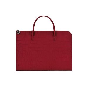 New Longchamp Briefcase S Skórzane Czerwone | 7341-PFSJR