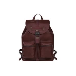 New Longchamp M Skórzane Czerwone | 2789-XBUGC