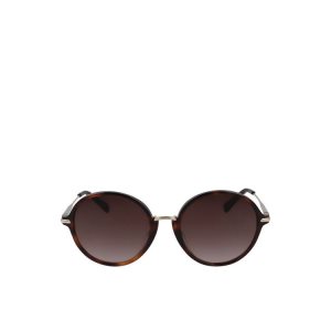 Okulary Słoneczne Longchamp Havana Brązowe | 7906-ZJBAN