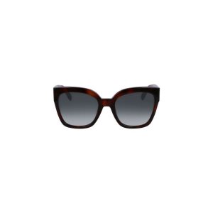 Okulary Słoneczne Longchamp Havana Brązowe | 9042-VYXEC