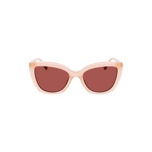 Okulary Słoneczne Longchamp Różowe Koralowe | 4793-RXSOJ