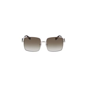 Okulary Słoneczne Longchamp Złote Khaki | 7651-BXVUA