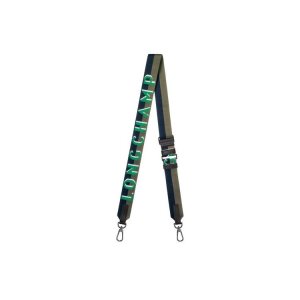 Pasek Łańcuszkowy Longchamp Adjustable Płócienne Zielone | 3089-JDKZV