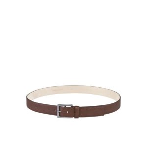 Paski Longchamp Skórzane Brązowe | 0579-UVXMS