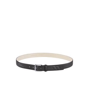 Paski Longchamp Skórzane Czarne | 6190-WTYEK