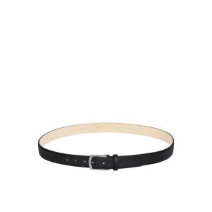Paski Longchamp Skórzane Czarne | 8537-ZJNGX