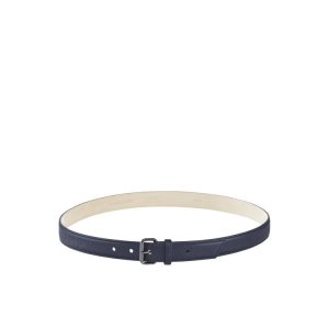 Paski Longchamp Skórzane Granatowe | 5983-ISTOG