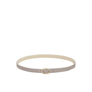 Paski Longchamp Turtledove Skórzane Szare | 4709-WKNSV