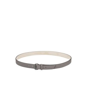 Paski Longchamp Turtledove Skórzane Szare | 9314-YGDTL