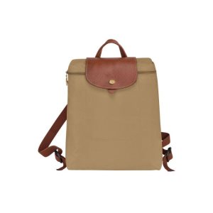 Plecaki Longchamp Desert Recycled canvas Khaki | 1852-PYKBM