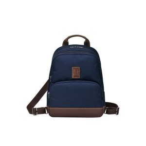 Plecaki Longchamp Płócienne Niebieskie | 7142-URBHG