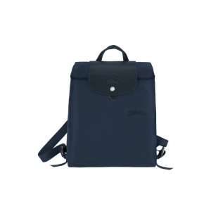 Plecaki Longchamp Recycled canvas Granatowe | 9470-SKXMD