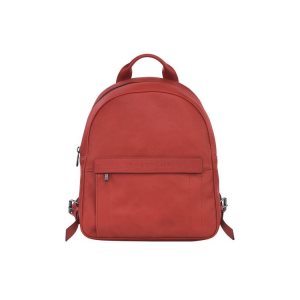 Plecaki Longchamp Terracotta Skórzane Pomarańczowe | 8215-KNGIR