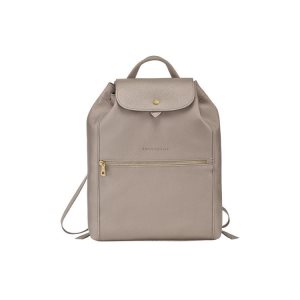 Plecaki Longchamp Turtledove Skórzane Szare | 0412-ZHDRS