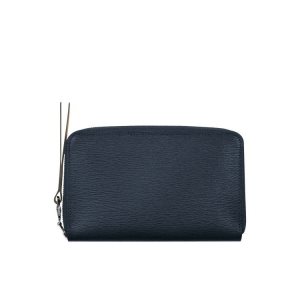 Portfele Longchamp Płócienne Granatowe | 4072-RZBKU
