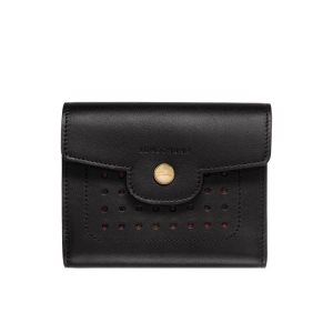 Portfele Longchamp Skórzane Czarne | 7346-ARWZY