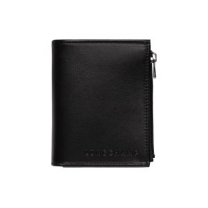Portfele Longchamp Skórzane Czarne | 9623-TLERM