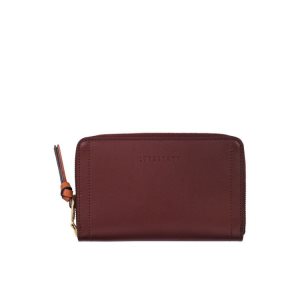 Portfele Longchamp Skórzane Czerwone | 4153-ZRIVM