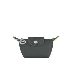 Posiadacz Karty Longchamp Recycled canvas Jasny Szare | 7502-QPNLT