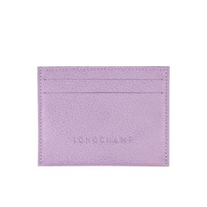 Posiadacz Karty Longchamp Skórzane Fioletowe | 6847-QIYMD