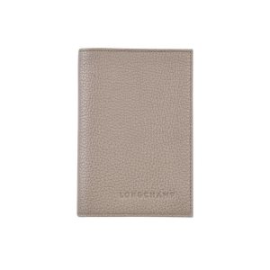 Pouches Longchamp Passport Cover Turtledove Skórzane Szare | 8901-YIBUC