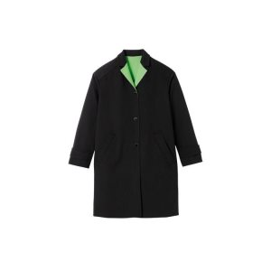 Płaszcze Longchamp Bawełniane Czarne | 9062-RFBMH