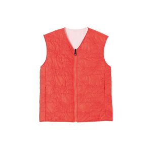 Płaszcze Longchamp Reversible Vest Other Pomarańczowe Różowe | 3658-BHJAM