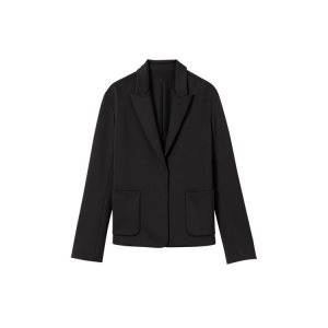 Płaszcze Longchamp Syntetyczna Fibres Czarne | 0526-FAMQD