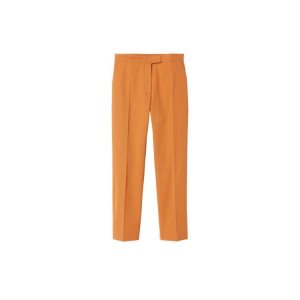 Spodnie Longchamp Trousers Saffron Bawełniane Pomarańczowe | 3965-QSHYN