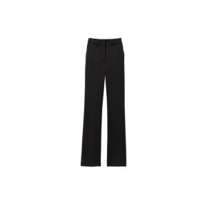 Spodnie Longchamp Trousers Syntetyczna Fibres Czarne | 7056-MCLOG
