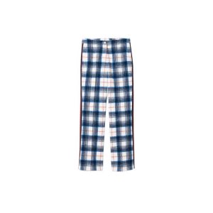 Spodnie Longchamp Trousers Wełna Niebieskie | 3641-OSZIK