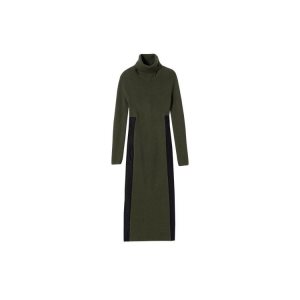 Spódnice Longchamp Trykotowy Long Wełna Khaki | 3627-POSDC