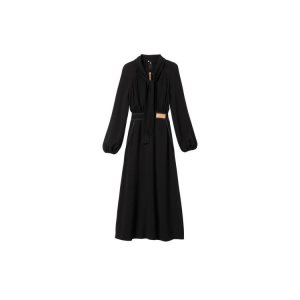 Spódnice Longchamp Wełna Czarne | 3875-AHBTC