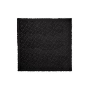 Szaliki Longchamp Shawl Silk Blend Czarne | 1982-TQVFG