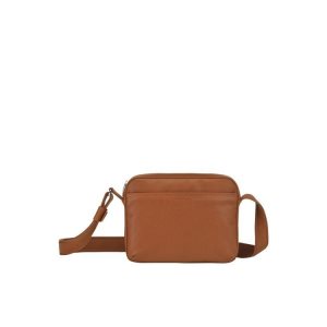 Torba Crossbody Longchamp Caramel Skórzane Brązowe | 2549-SGORN
