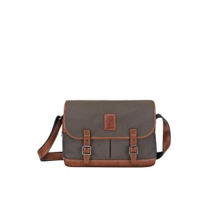 Torba Crossbody Longchamp Płócienne Brązowe | 8325-ENLFA