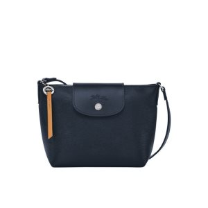 Torba Crossbody Longchamp Płócienne Granatowe | 4178-HPJWI