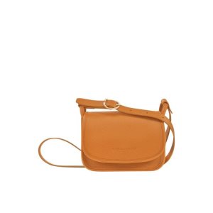 Torba Crossbody Longchamp S Saffron Skórzane Pomarańczowe | 1863-WMUOE