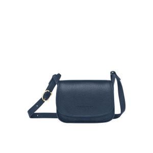 Torba Crossbody Longchamp S Skórzane Granatowe | 2816-SXOFC