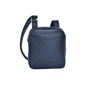Torba Crossbody Longchamp S Skórzane Granatowe | 9765-UKYAV