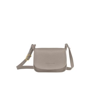 Torba Crossbody Longchamp S Turtledove Skórzane Szare | 5243-TRMWS