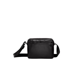 Torba Crossbody Longchamp Skórzane Czarne | 9067-BLVFR