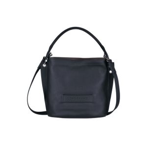 Torba Crossbody Longchamp Skórzane Niebieskie | 5369-UPCJN